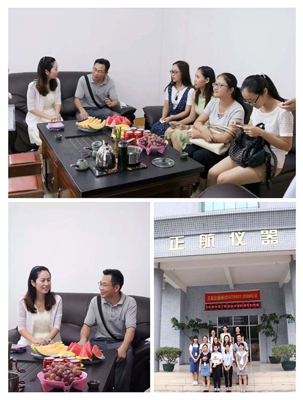 熱烈歡迎東莞育才職業(yè)技術(shù)學(xué)院的領(lǐng)導(dǎo)和老師們蒞臨正航儀器，關(guān)心應(yīng)屆畢業(yè)生的就職情況，探討校企長(zhǎng)期合作，了解企業(yè)對(duì)人才的所需，為企業(yè)輸送更優(yōu)秀的人才！